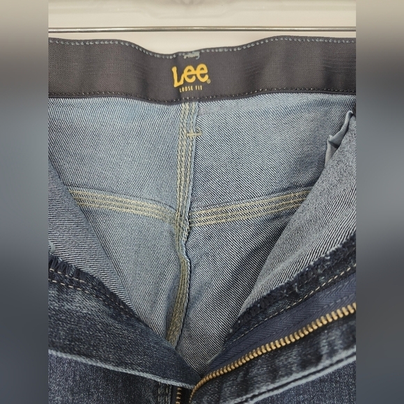 Lee Carpenter Loose Fit Straight Leg Quartz Stone Jeans 48x29 - Picture 6 of 11